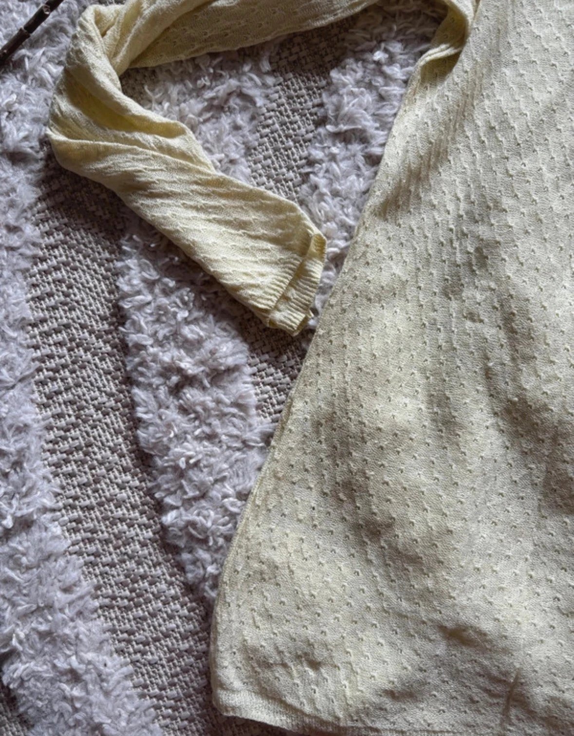 Des Petits Hauts yellow size 3 linen sweater – photo 9